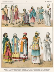 Frühe asiatische Kleidung (aus 